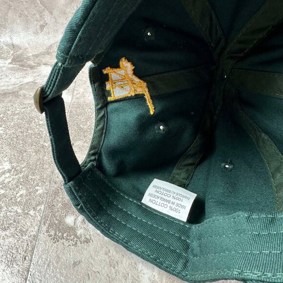 NEW Rooted Oaklandish Embroidered Dark Green Graphic Baseball Cap Hat Adjustable - Picture 4 of 4